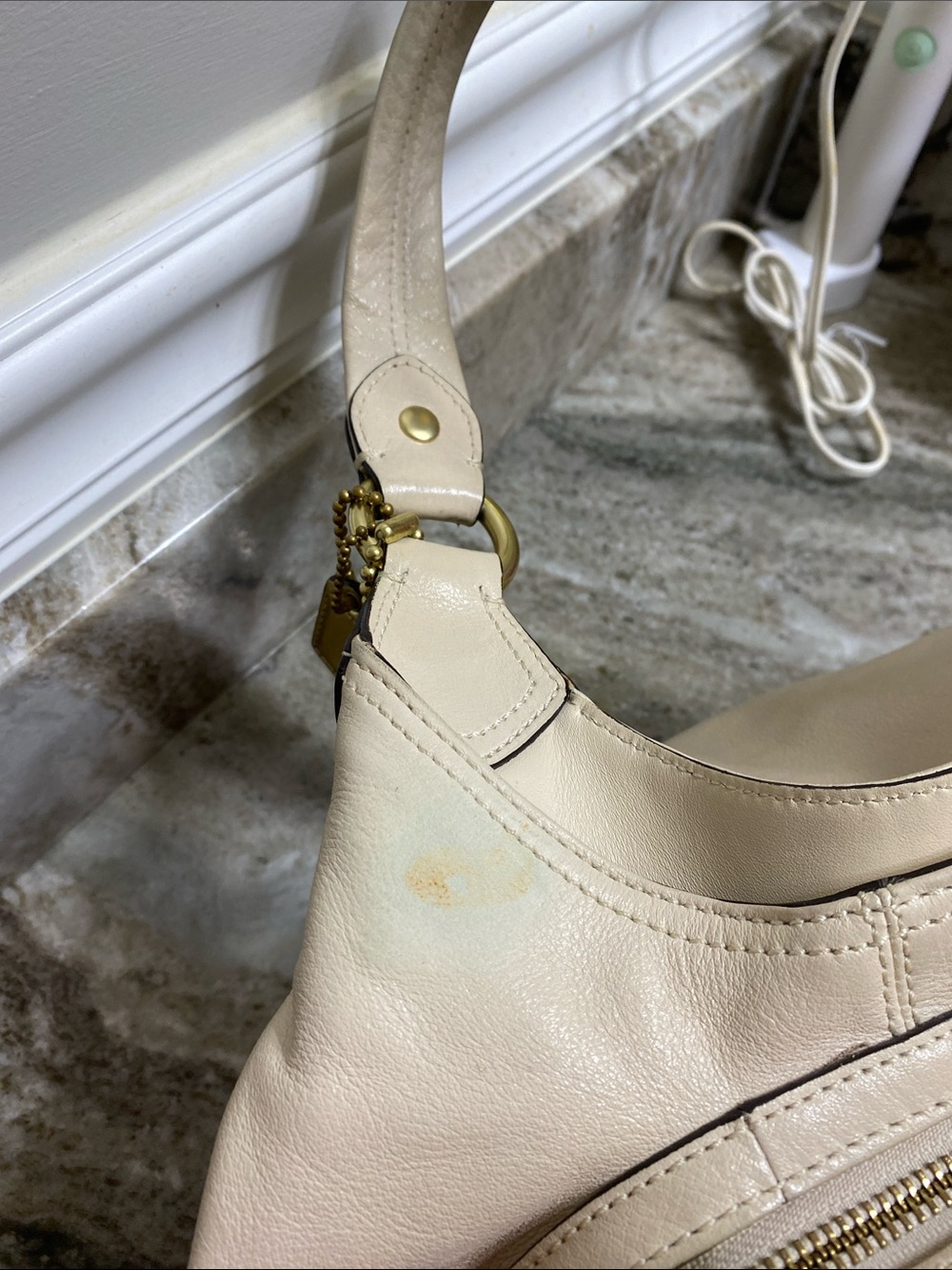 Coach Ivory Shoulder Bag - Picture 8 of 15